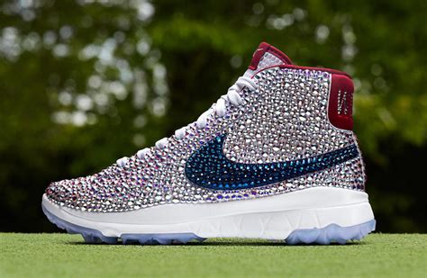 Nike sneakers with swarovski crystals